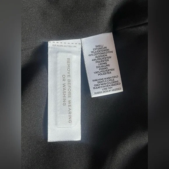 Ann Taylor LOFT Striped Navy Blue and Gray Women's Skirt Size 14 - Picture 12 of 12